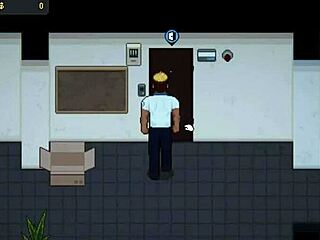 Peeping dorm manager hentai game part 1