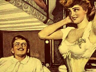 vintage erotic drawings with a hairy retro vibe! 🖌️