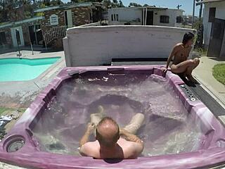 Dayanara’s hot tub POV experience in the third part