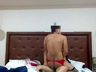 pegging my partner hard with toys... feels wild!