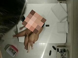 Amateur prostitute uses toys for assfucking in hotel room.