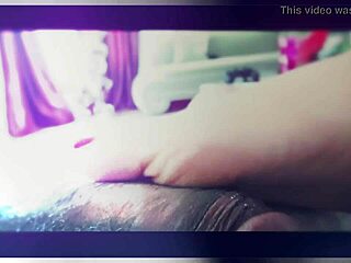 Footjob fantasy in a homemade setting