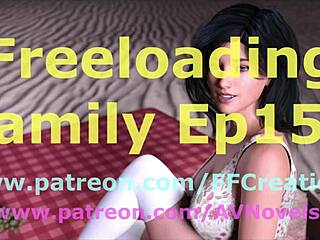 freeloading stepfamily with big tits and ass