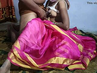 Hot homemade video of an Indian village wife's sexy hour