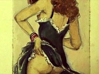 Vintage Illustration Of Erotic Scenes