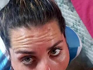 Is this blonde a cum eater?