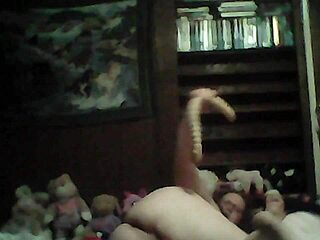 Deep Anal Masturbation with Dildo Insertion and Orgasm