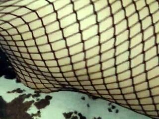 sexwife enjoys assfucking with husband's friend in stockings