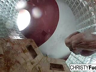 Hot Shower BTS Fun with Christy Dahlia and Ivan