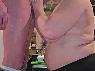 thick milf casually sucking my cock in the scene