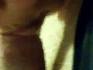 Johnny intensely receives a passionate blowjob from a blonde beauty