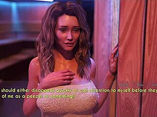 Wife and stepmother share big tits