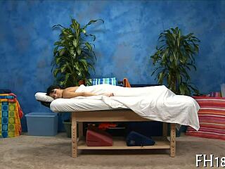 Massage turns into raw pounding action on site