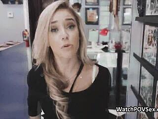 Flawless girlfriend gets COCKED HARD on amateur sex tape with intense POV action