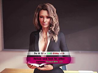 a wife and her stepmother play a naughty game together