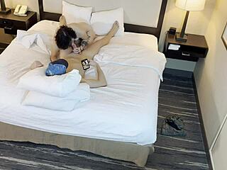 Tattooed Petite Beauty Sucks Big Cock In Blowjob