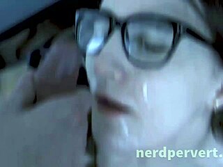 valentina bianco gives handjob and blowjob to nerd in pov