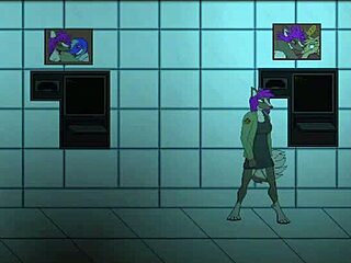 Predation Game Scenes Show Furry Doggystyle Action Bent Over in Public Outdoor Sex