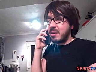 Newbie Rides Nerd's Cock