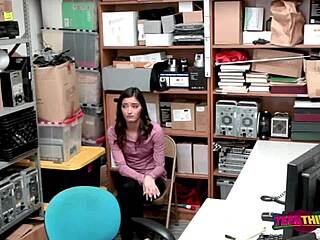 officer sticks his big cock inside emilys hungry punani