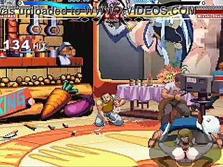 Mugen and Shokuhou in a hot scene