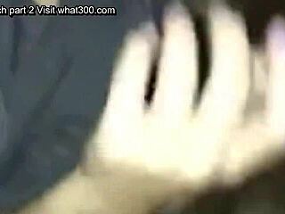 Girlfriend sucks friend and gets fucked hard!