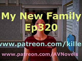 my new family explores erotic game with big tits