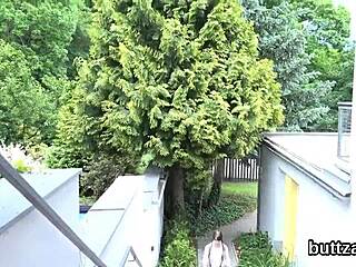 Slim Teen 18+ Gets Spread Pussy and Tight Anal Poked