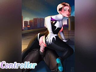 Gwen Stacy Spidergwen in Spider-Man Anime Compilation