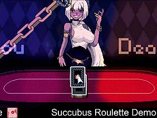In the succubus roulette demo, erotic anime adventures unfold in a game world