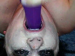 Ms. TL Explores Throat Techniques with Toys and Dildo Messily