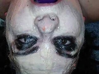 Ms. TL Explores Throat Techniques with Toys and Dildo Messily