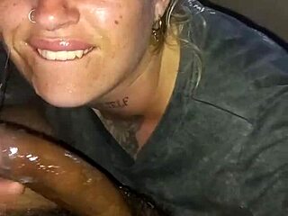 Young blonde gets facial from friend’s big dick