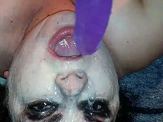 Ms. TL Explores Throat Techniques with Toys and Dildo Messily
