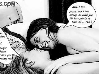 Imogene gets the widow in this animated porn video