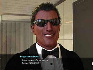 Maid strips naked showing big tits in hentai.