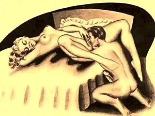 What vintage erotic drawings can you find in this collection?