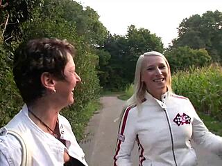 Gina Casting - Tina and Jürgen in Emotional Threesome Action