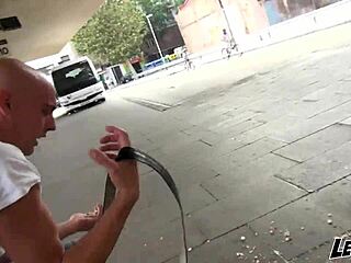 Blonde Pornstar Performs Deepthroat Scene