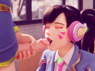 Hot animated porn with Overwatch characters