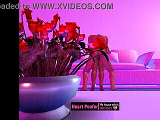 Whoa, He Came Home and Caught Her in Anime Action!