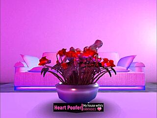 Whoa, He Came Home and Caught Her in Anime Action!