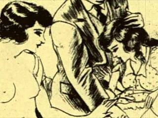 Vintage erotic art collection