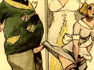 Vintage erotic art collection