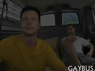 Gay sex in an amateur video