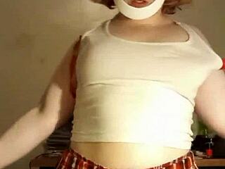 Petite and natural tits get groped in member videos
