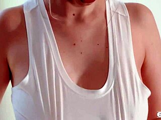 busty jessica starling shows me her workout with her trainer, it's so hot