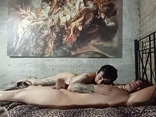 irreversible sin with neighbor in hardcore tattooed action