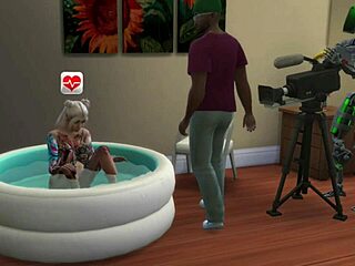 Sims 4 adult game: Big tits and hot scenes in Babybot-part 7