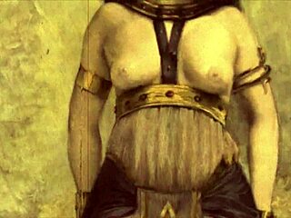 Jenna Foxx poses big tits and pussy lips